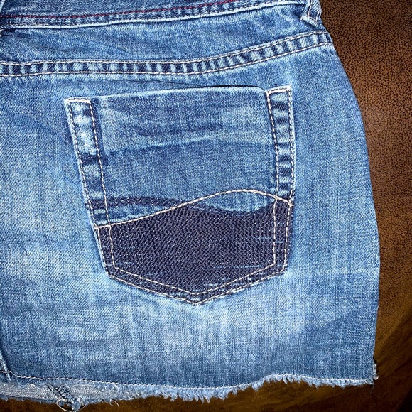 Billabong Adorable Denim Mini Skirt Size 7 - Picture 11 of 16